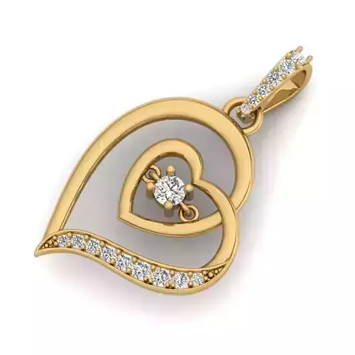 Heart Pendant stl file