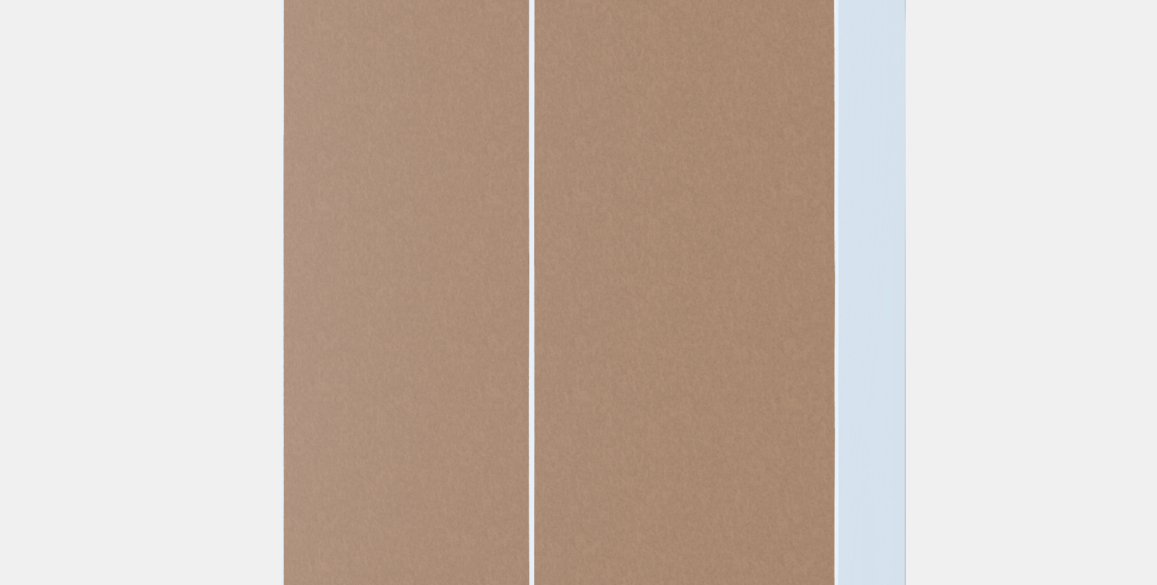 PAX 2 wardrobe frames Low-poly 3D model_7