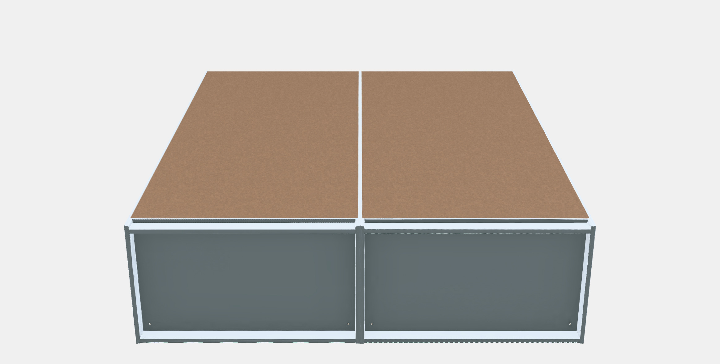 PAX 2 wardrobe frames Low-poly 3D model_8