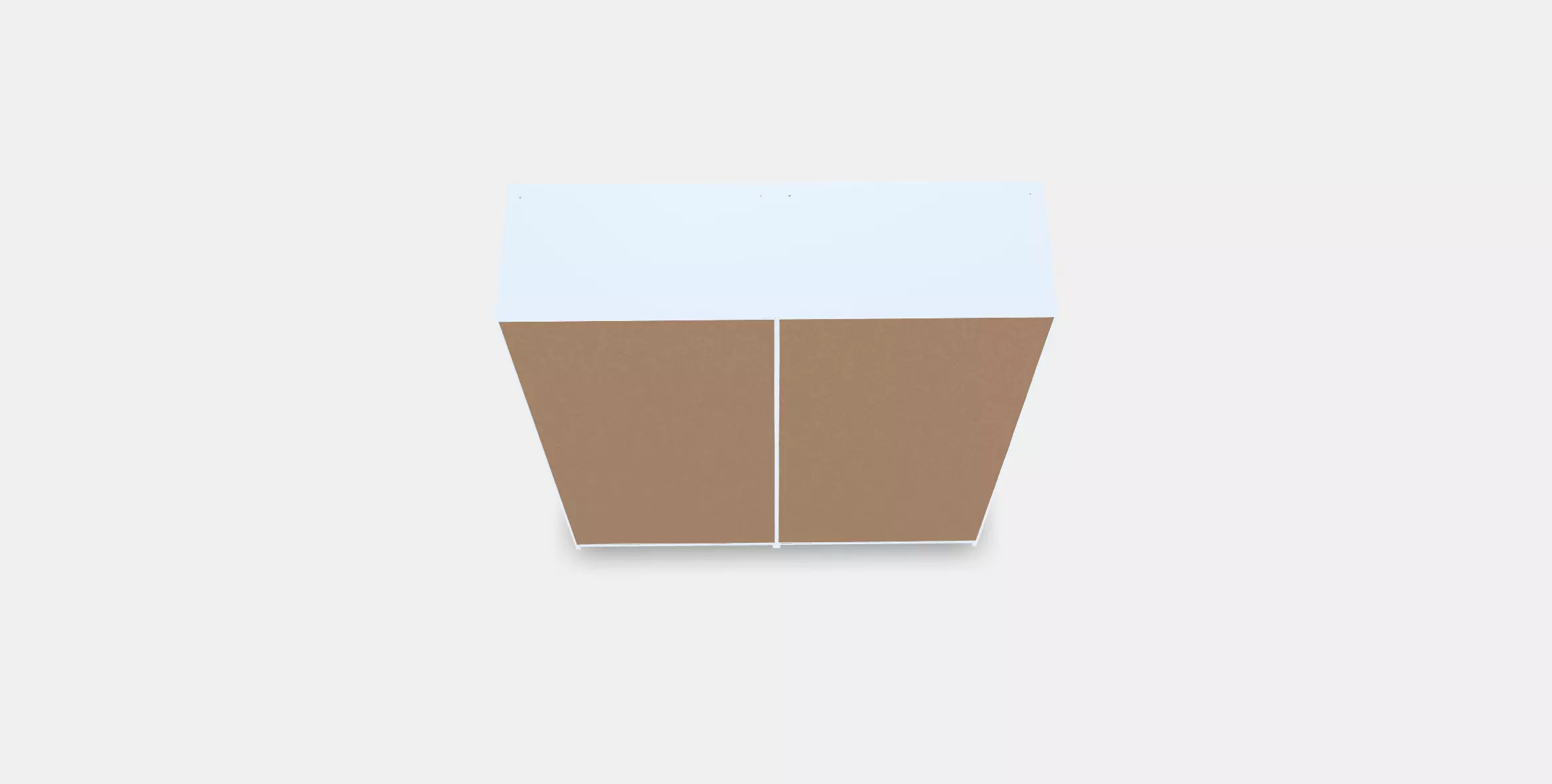 PAX 2 wardrobe frames Low-poly 3D model_0