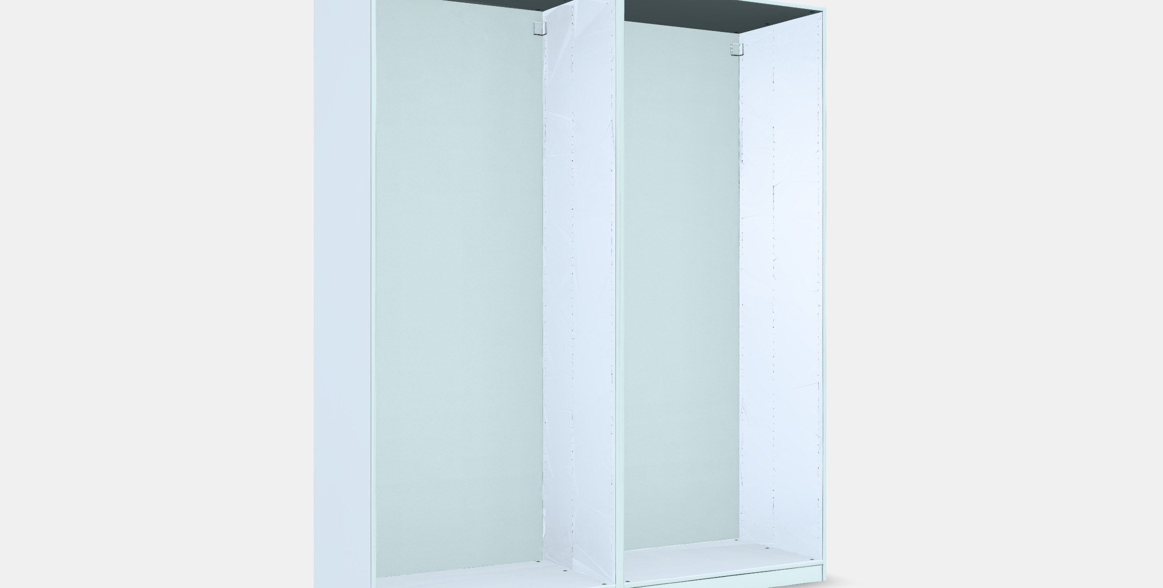 PAX 2 wardrobe frames Low-poly 3D model_9