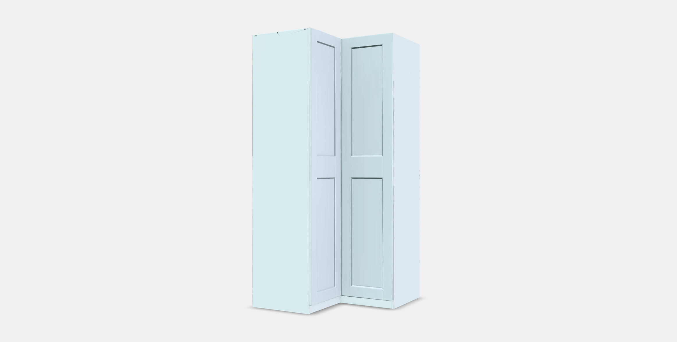 PAX - GRIMO Corner wardrobe Low-poly 3D model_12