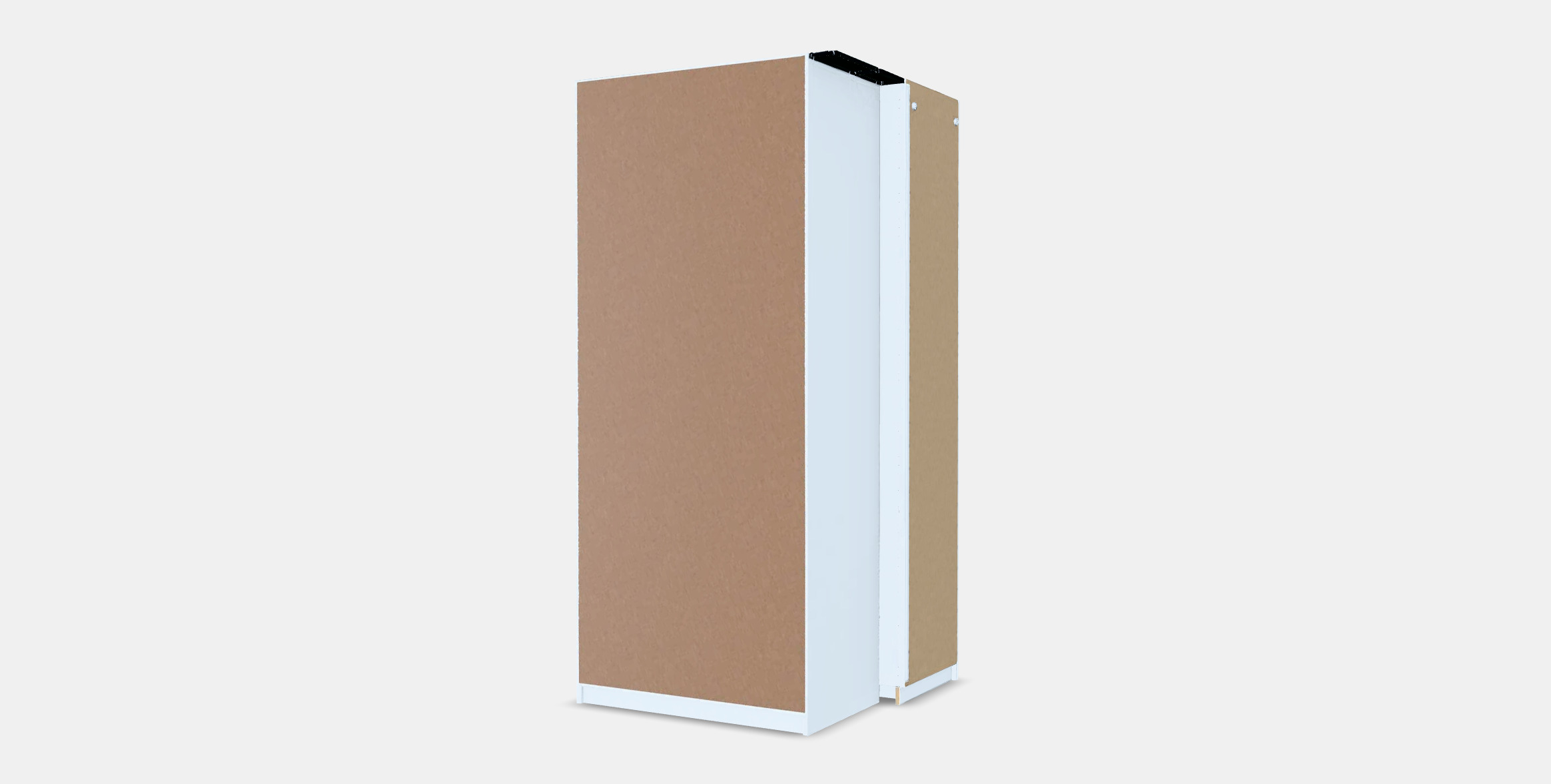 PAX - GRIMO Corner wardrobe Low-poly 3D model_5