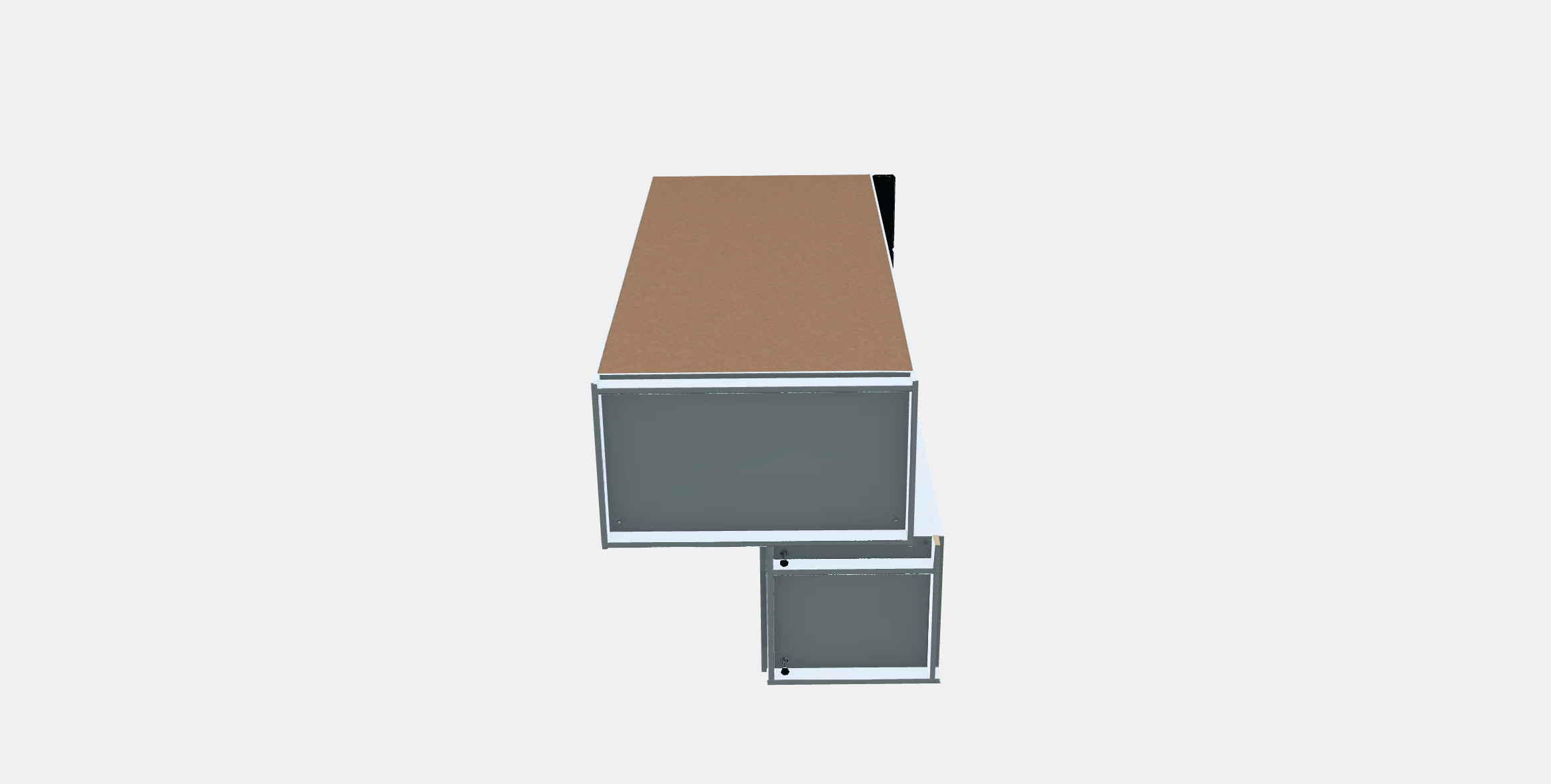 PAX - GRIMO Corner wardrobe Low-poly 3D model_6