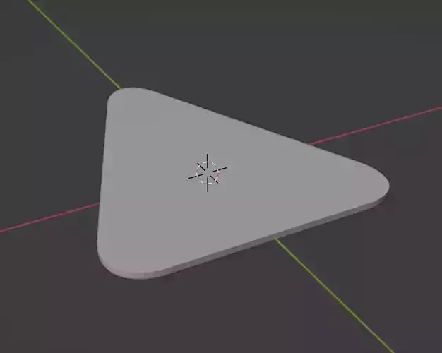 Standard Guitar Pick 3D print model