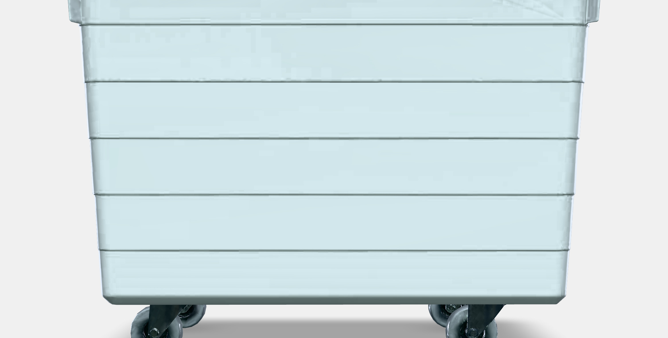 SOCKERBIT Box with castors and lid Low-poly 3D model_11