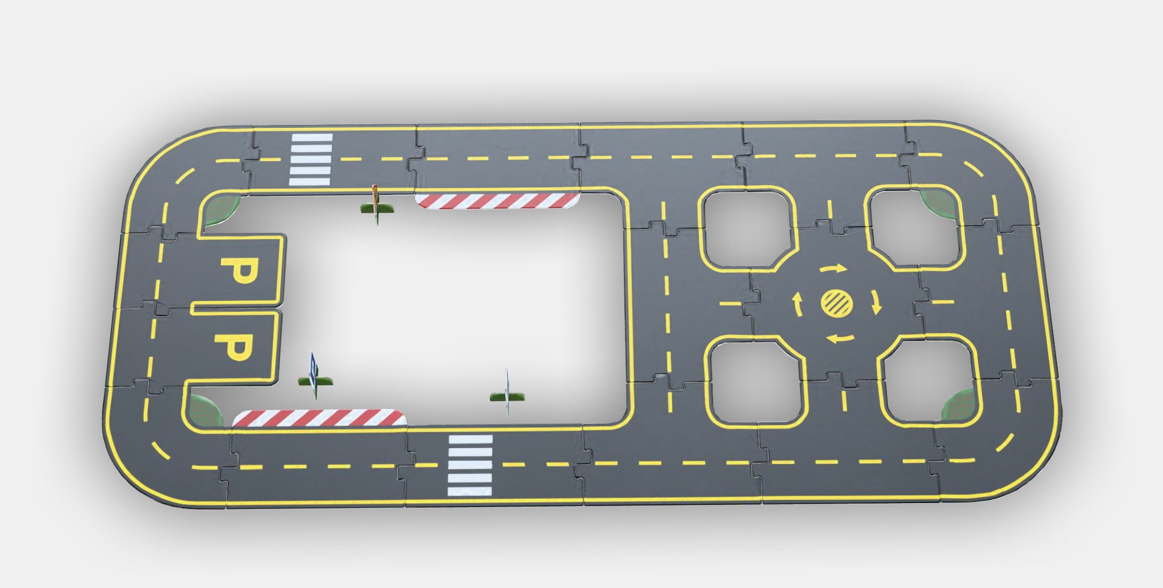 MALM Bed frame high Low-poly 3D model_5
