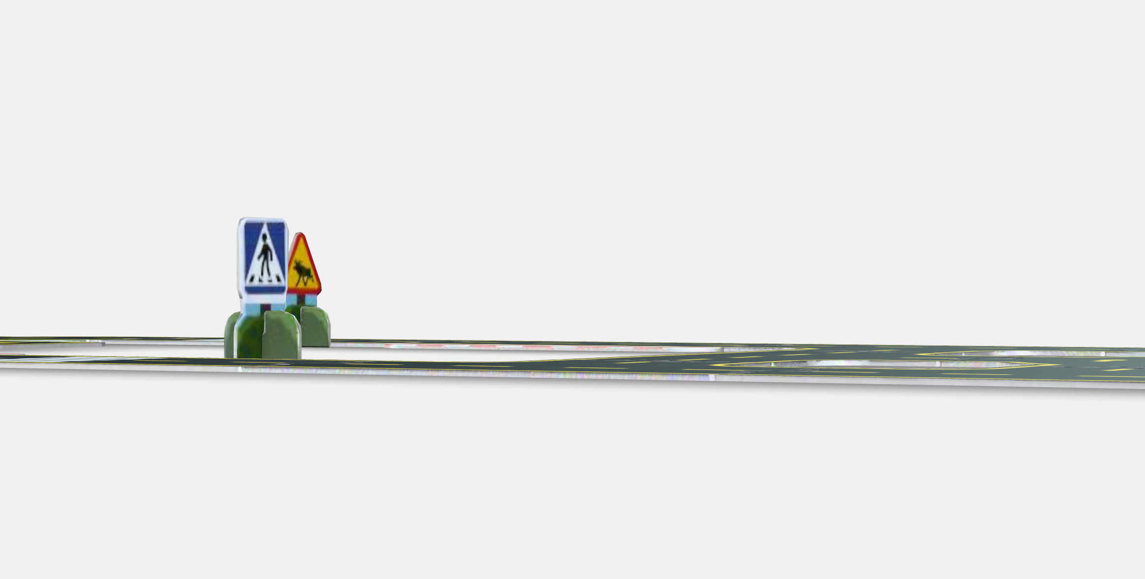 MALM Bed frame high Low-poly 3D model_6