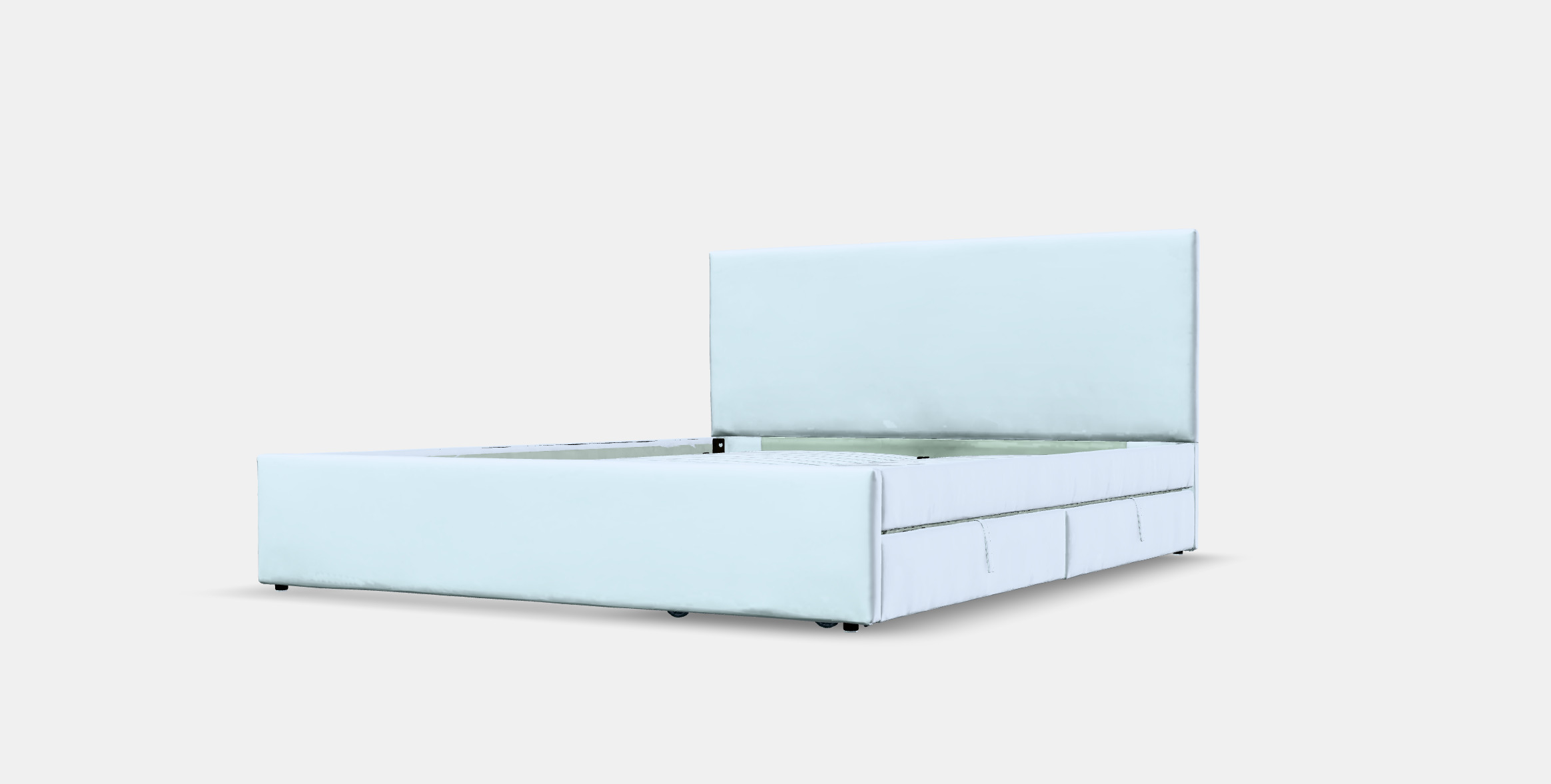 GLADSTAD Upholstered bed 2 storage boxes 3D model_13