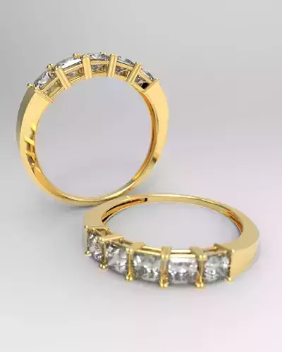 Princess Diamond Ring