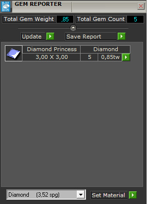 Princess Diamond Ring 3D print model_2