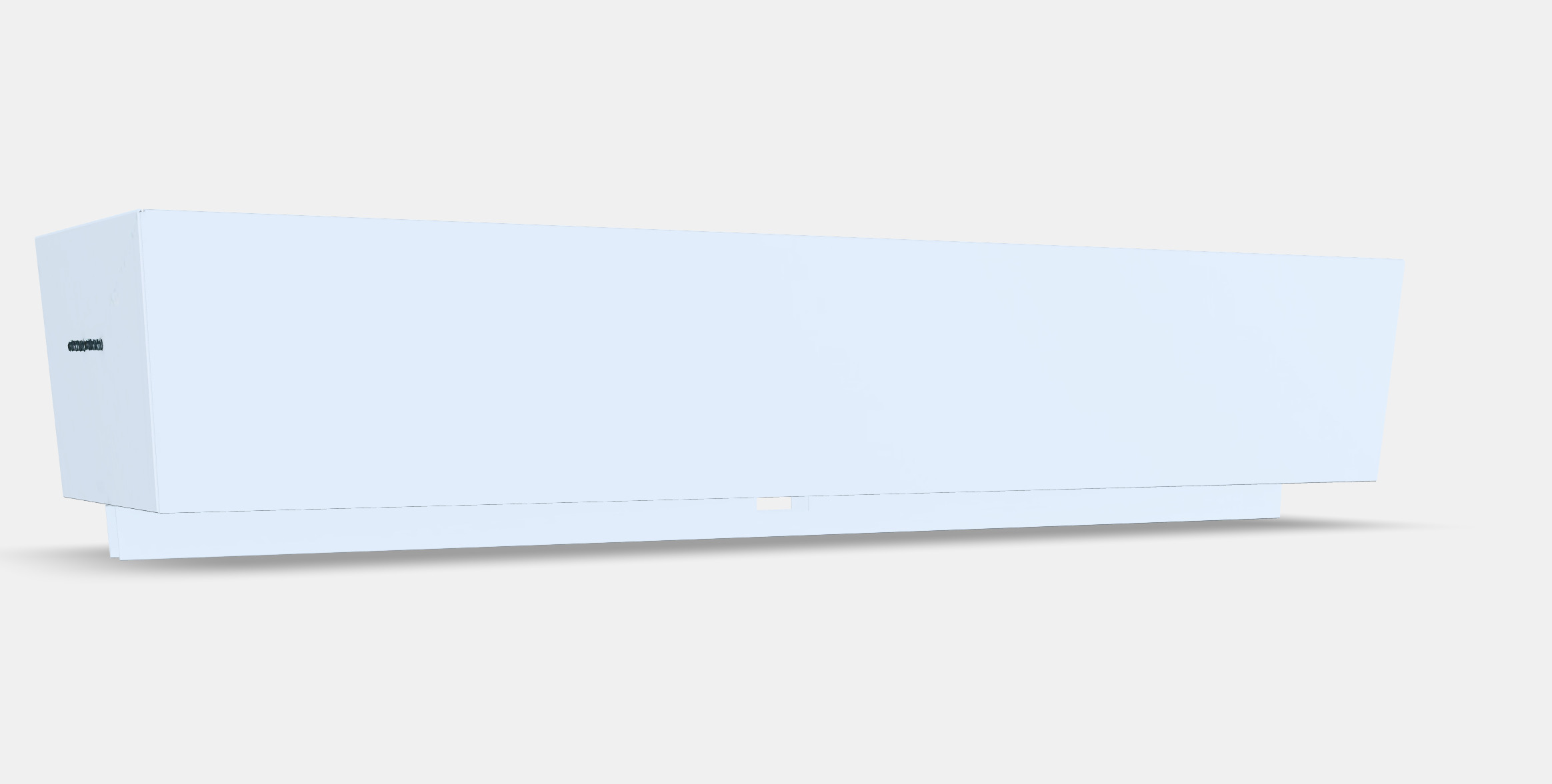 MITTZON Container f frame w castors Low-poly 3D model_2