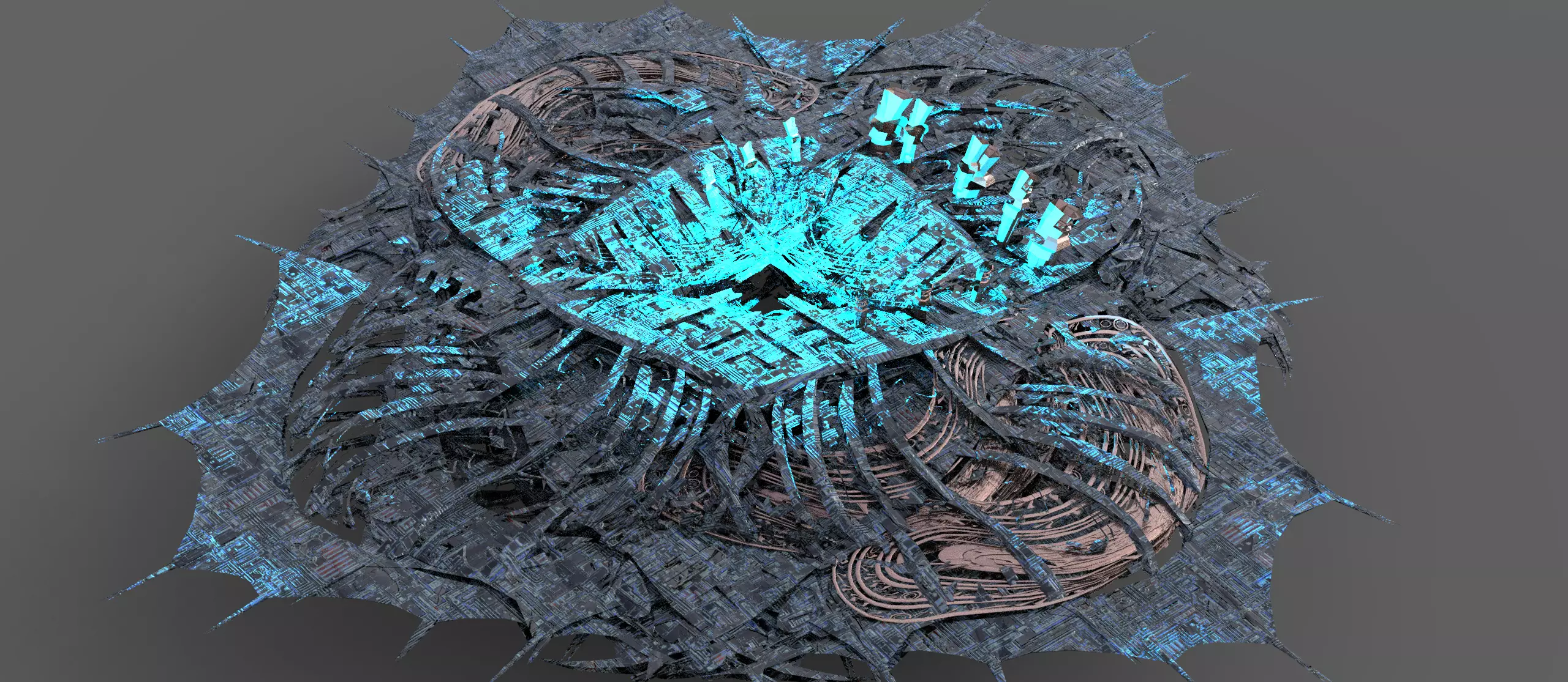 Phantom ghost ship base 3 3D model_0