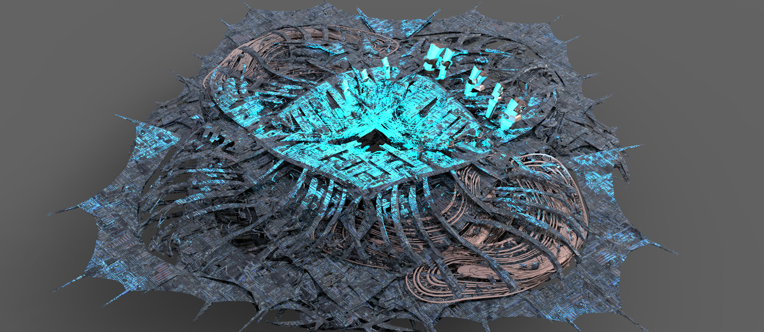 Phantom ghost ship base 3 3D model_1