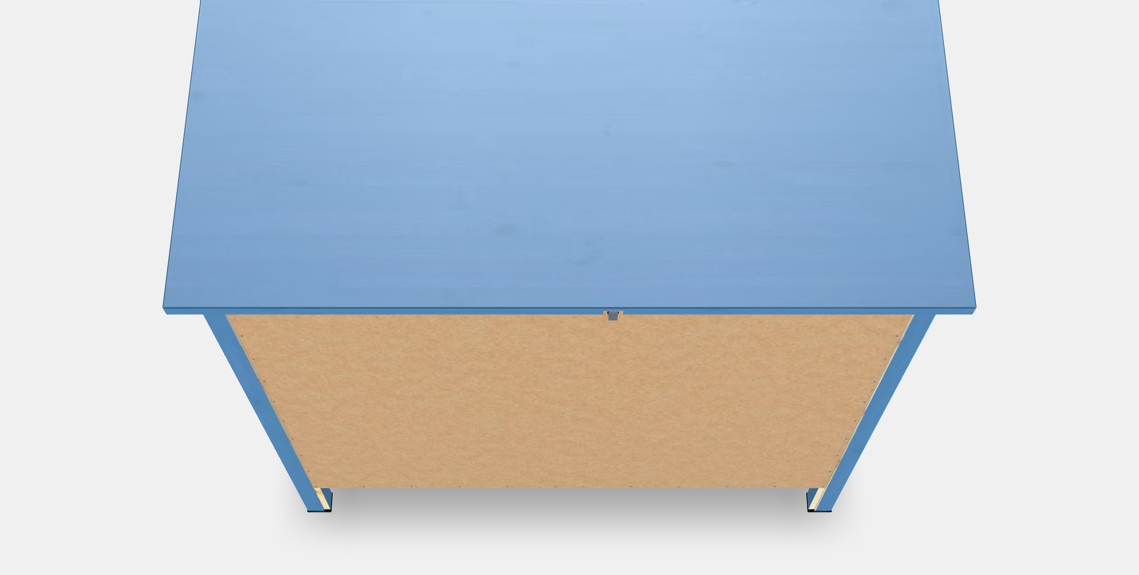 HEMNES chest of drawers with 3 drawers 3D model_3