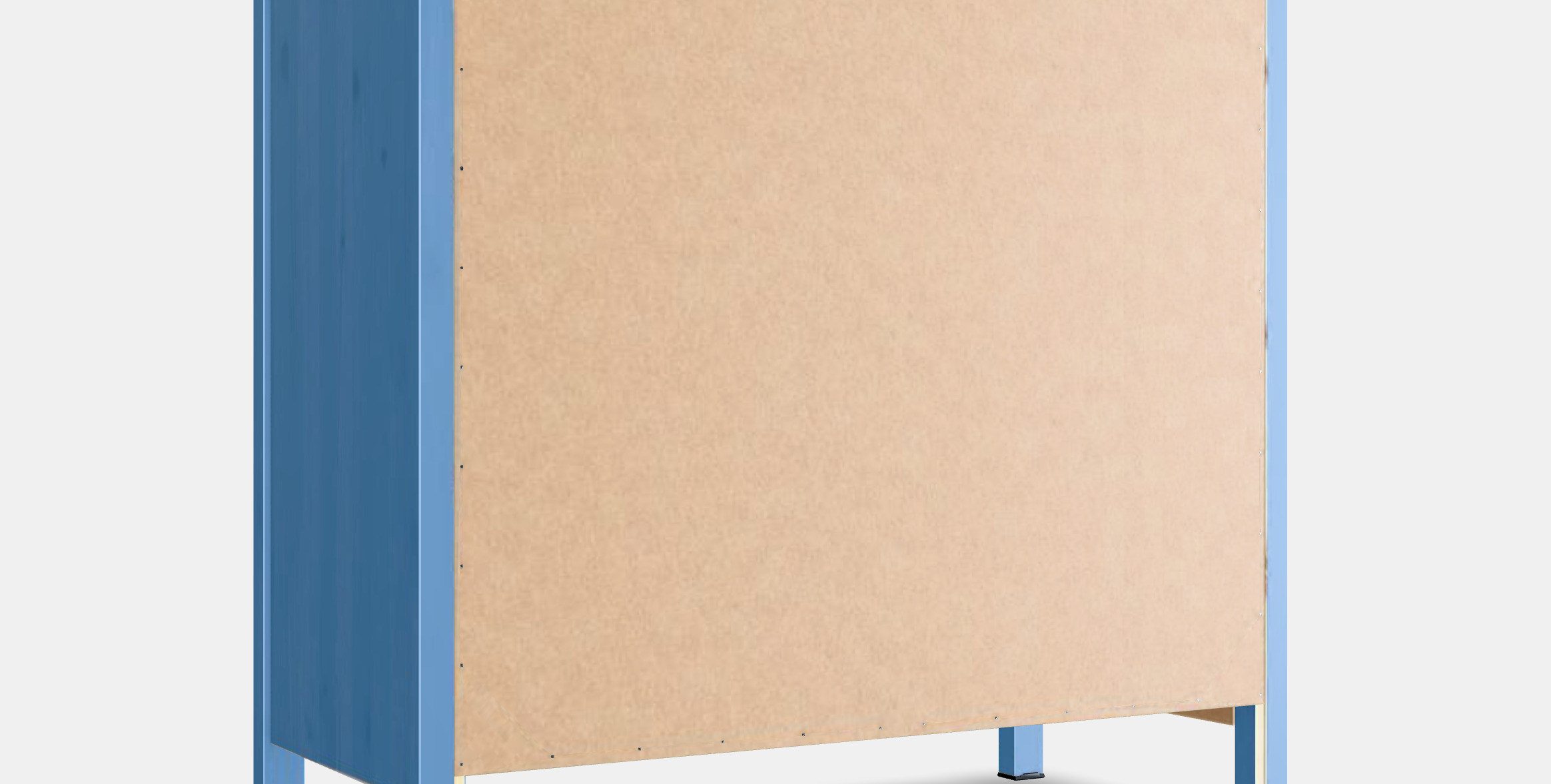 HEMNES chest of drawers with 3 drawers 3D model_8