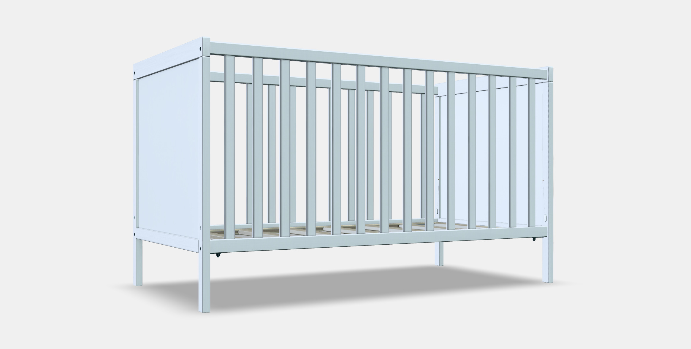 SUNDVIK baby bed 3D model_10