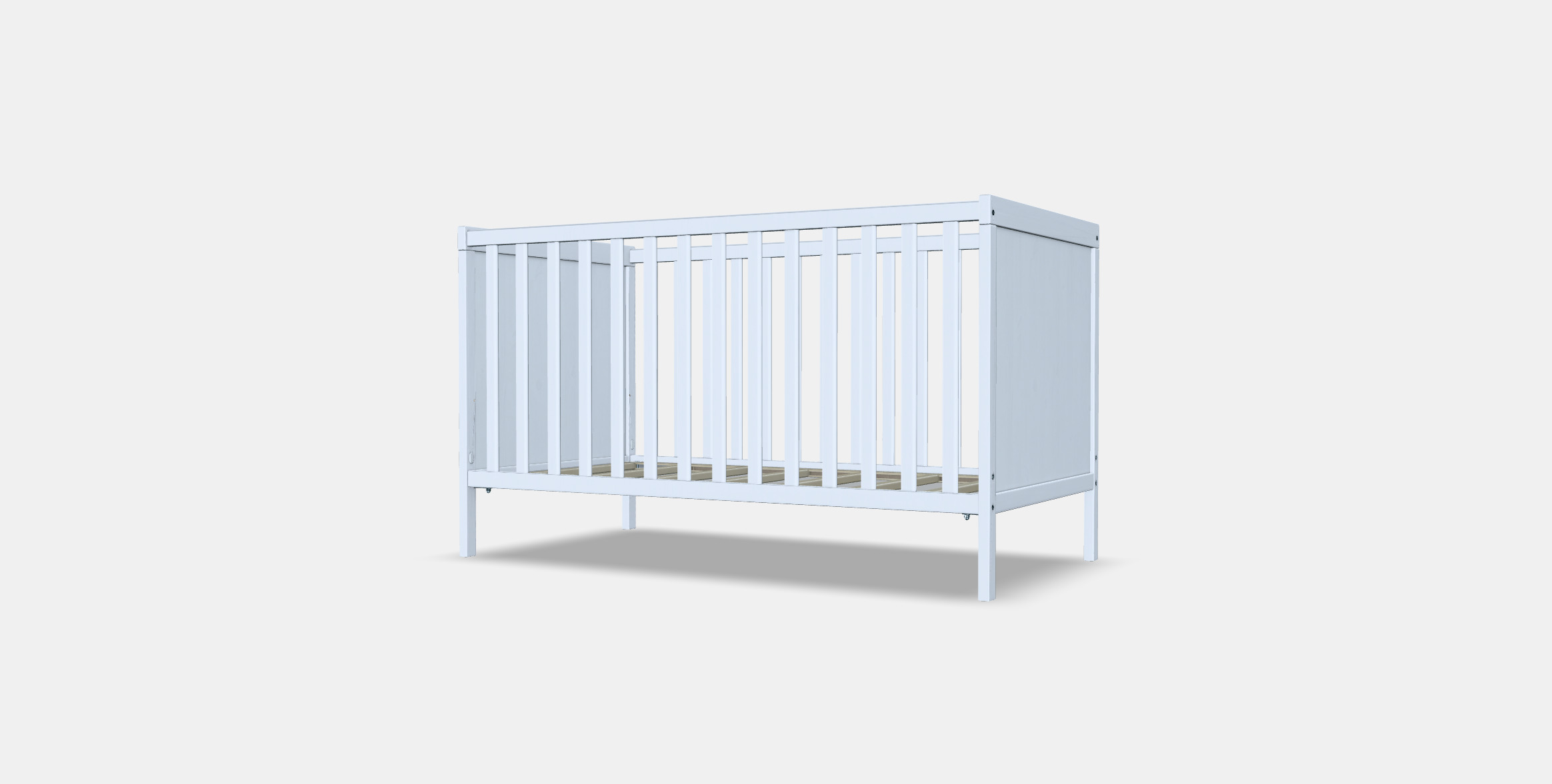 SUNDVIK baby bed 3D model_4