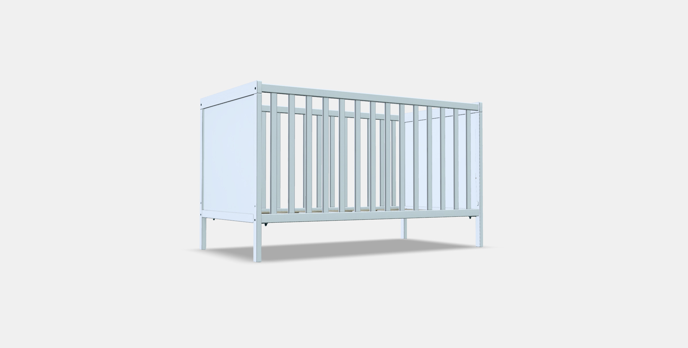 SUNDVIK baby bed 3D model_5