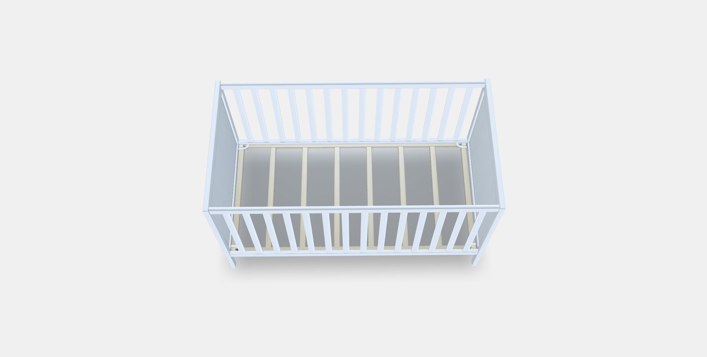 SUNDVIK baby bed 3D model_2