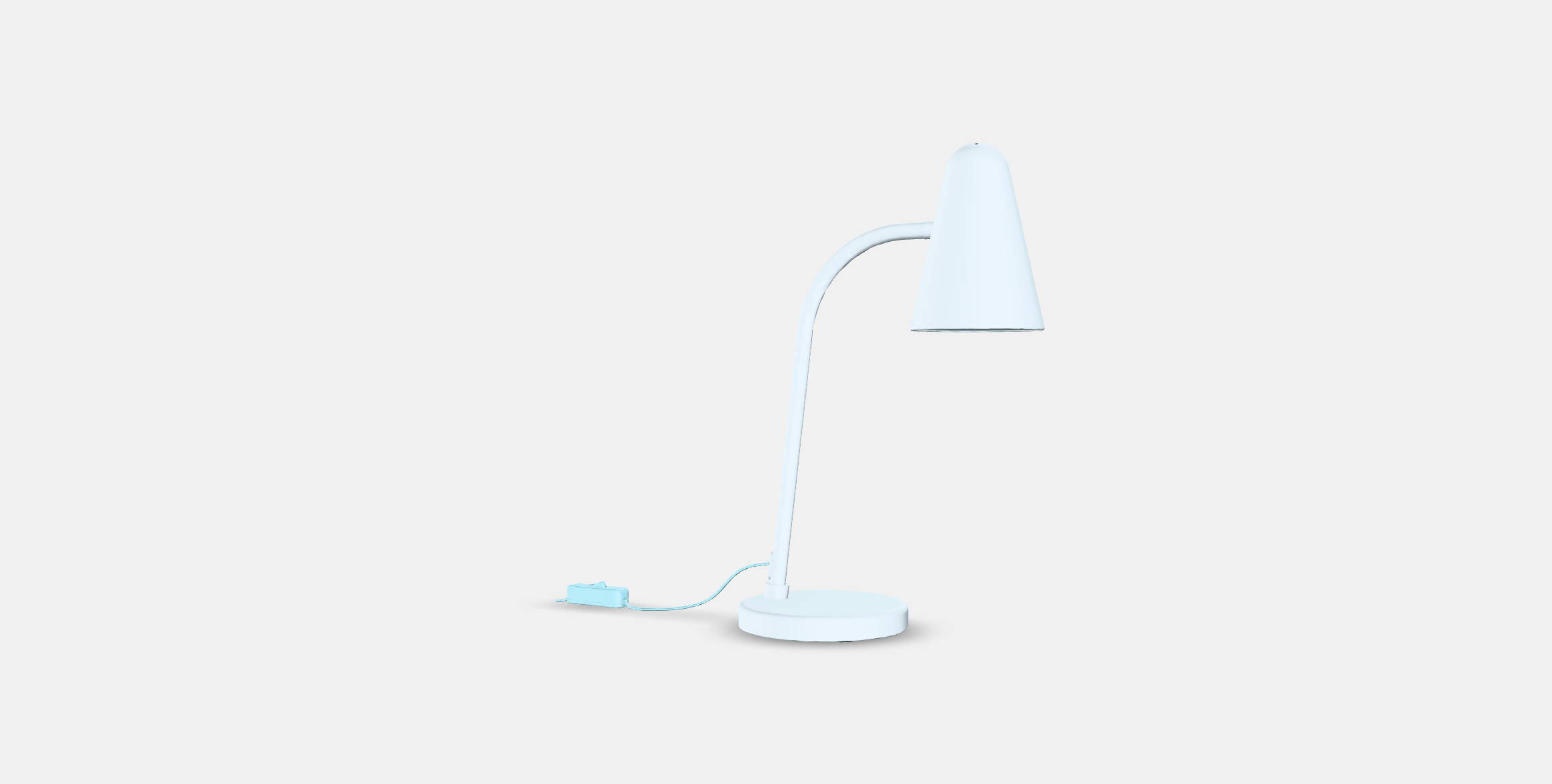 FUBBLA desk lamp LED Low-poly 3D model_4