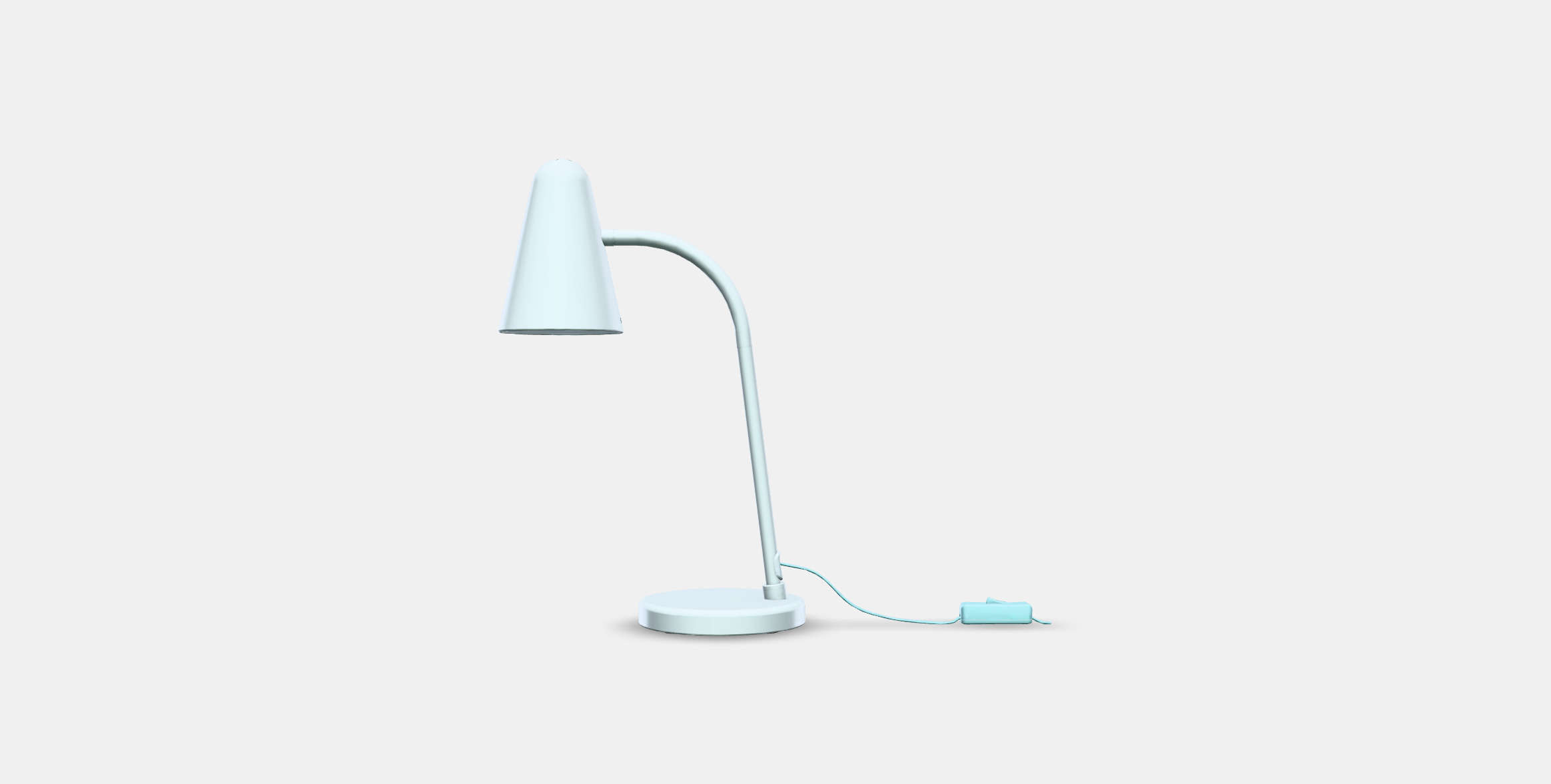 FUBBLA desk lamp LED Low-poly 3D model_10
