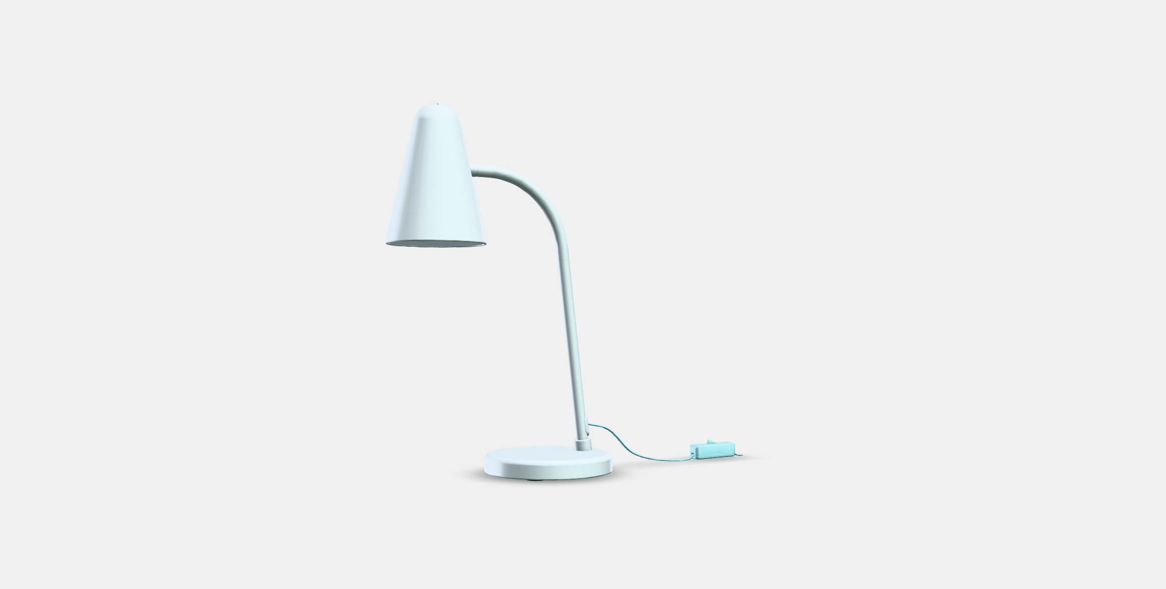 FUBBLA desk lamp LED Low-poly 3D model_3