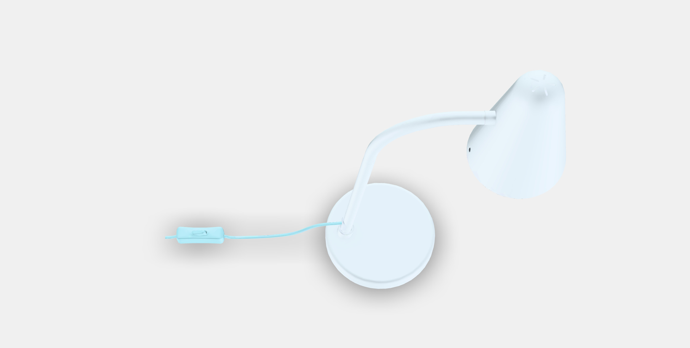 FUBBLA desk lamp LED Low-poly 3D model_7