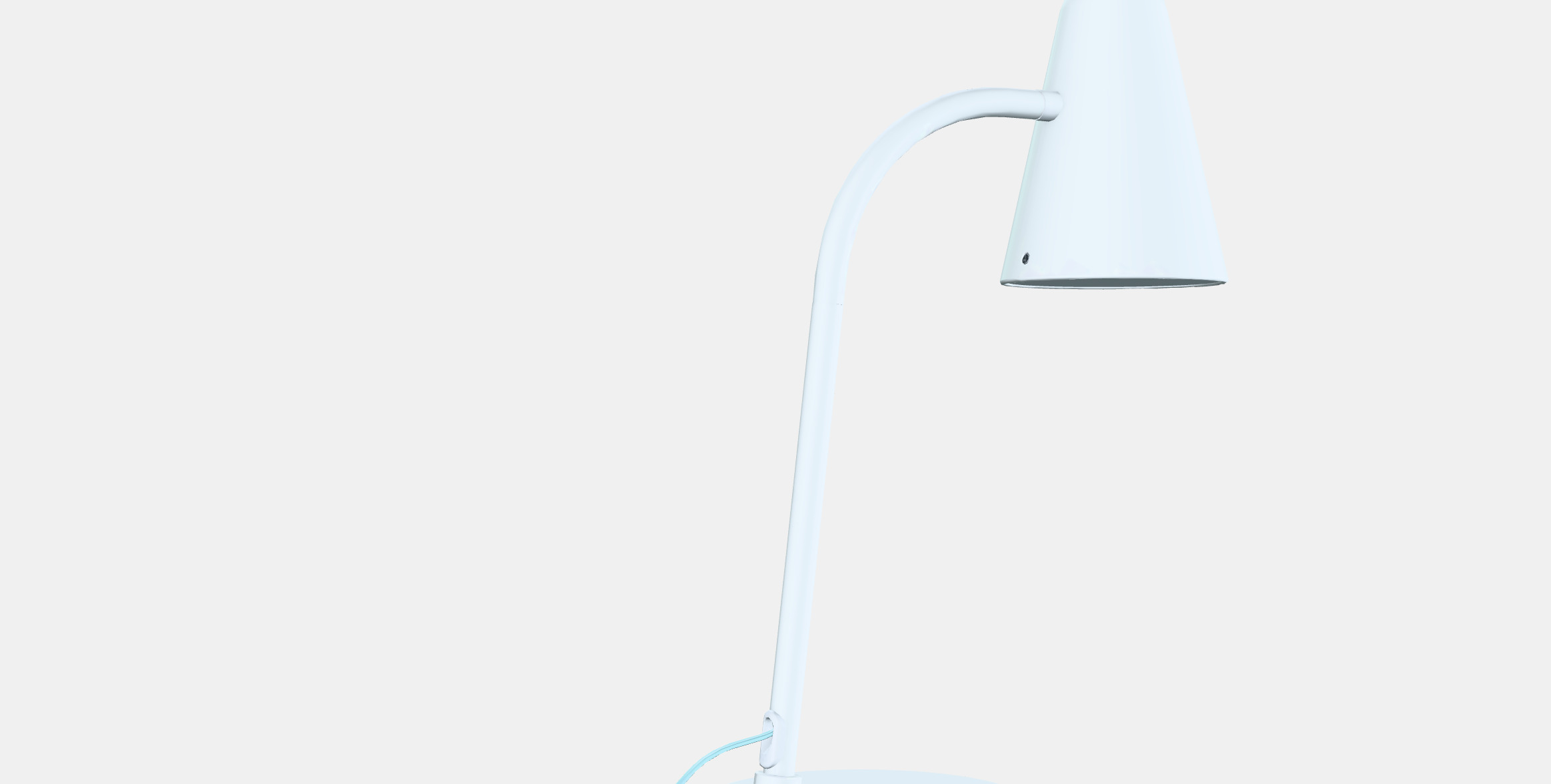 FUBBLA desk lamp LED Low-poly 3D model_2