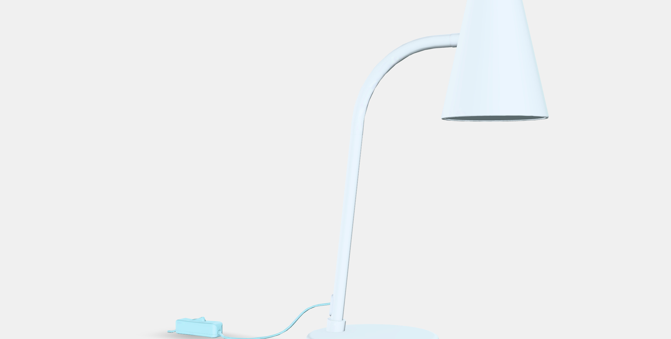 FUBBLA desk lamp LED Low-poly 3D model_5