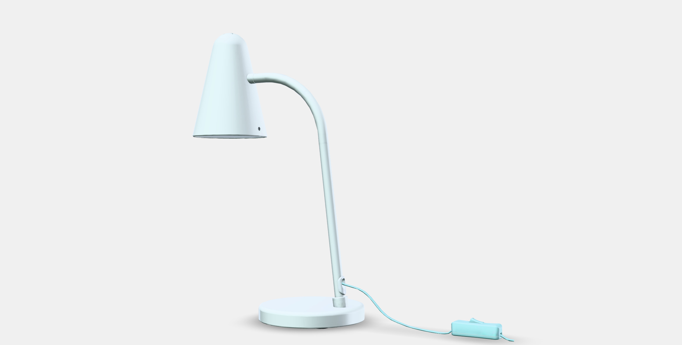 FUBBLA desk lamp LED Low-poly 3D model_13