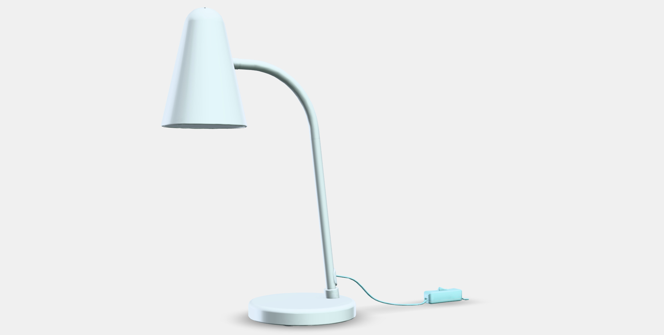 FUBBLA desk lamp LED Low-poly 3D model_9