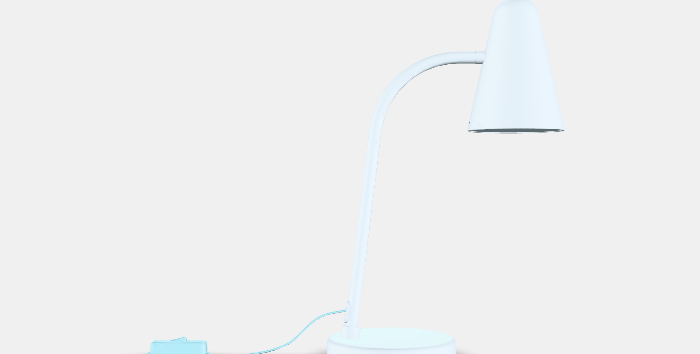 FUBBLA desk lamp LED Low-poly 3D model_15