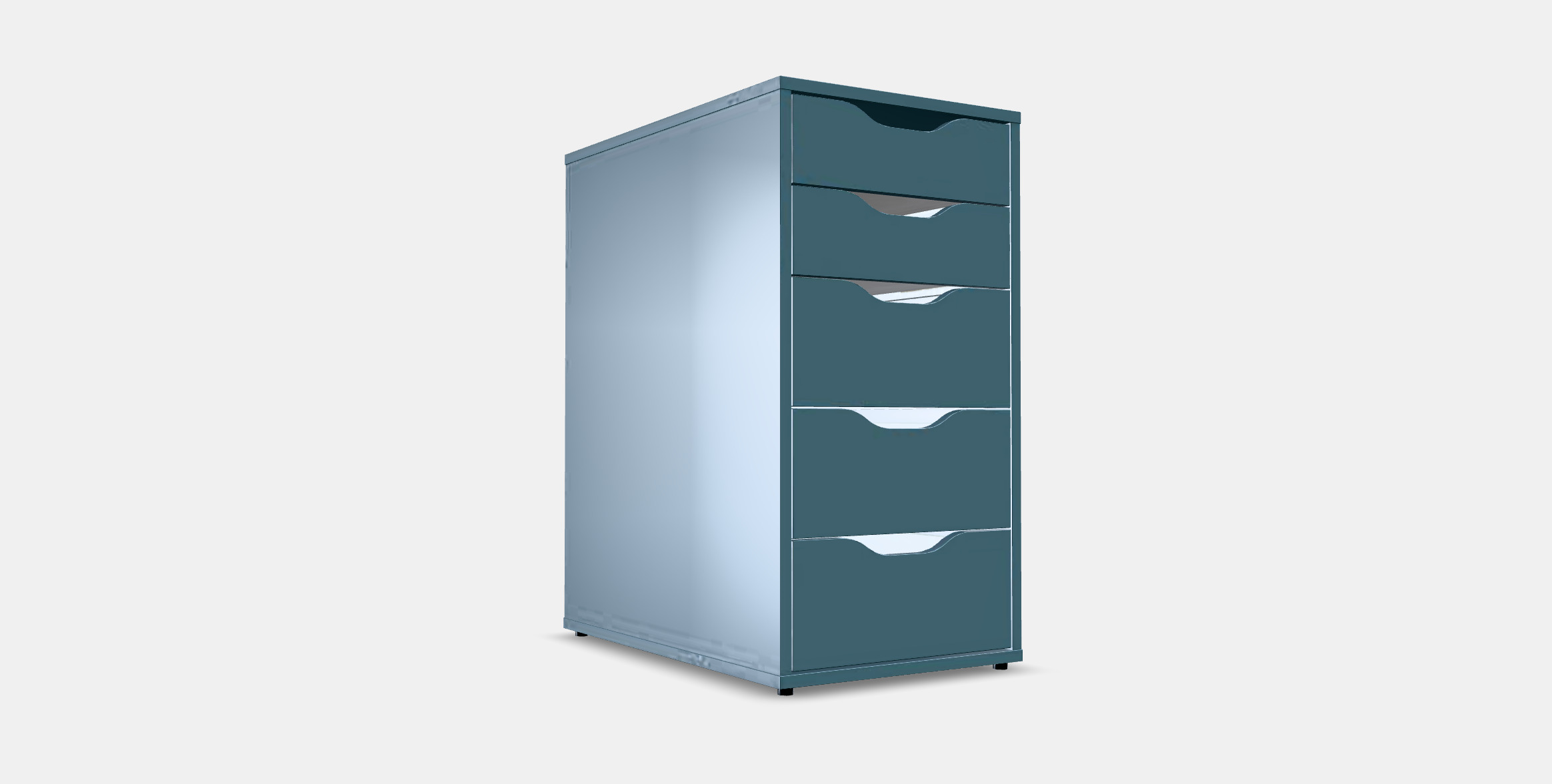 ALEX drawer unit 5 3D model_3