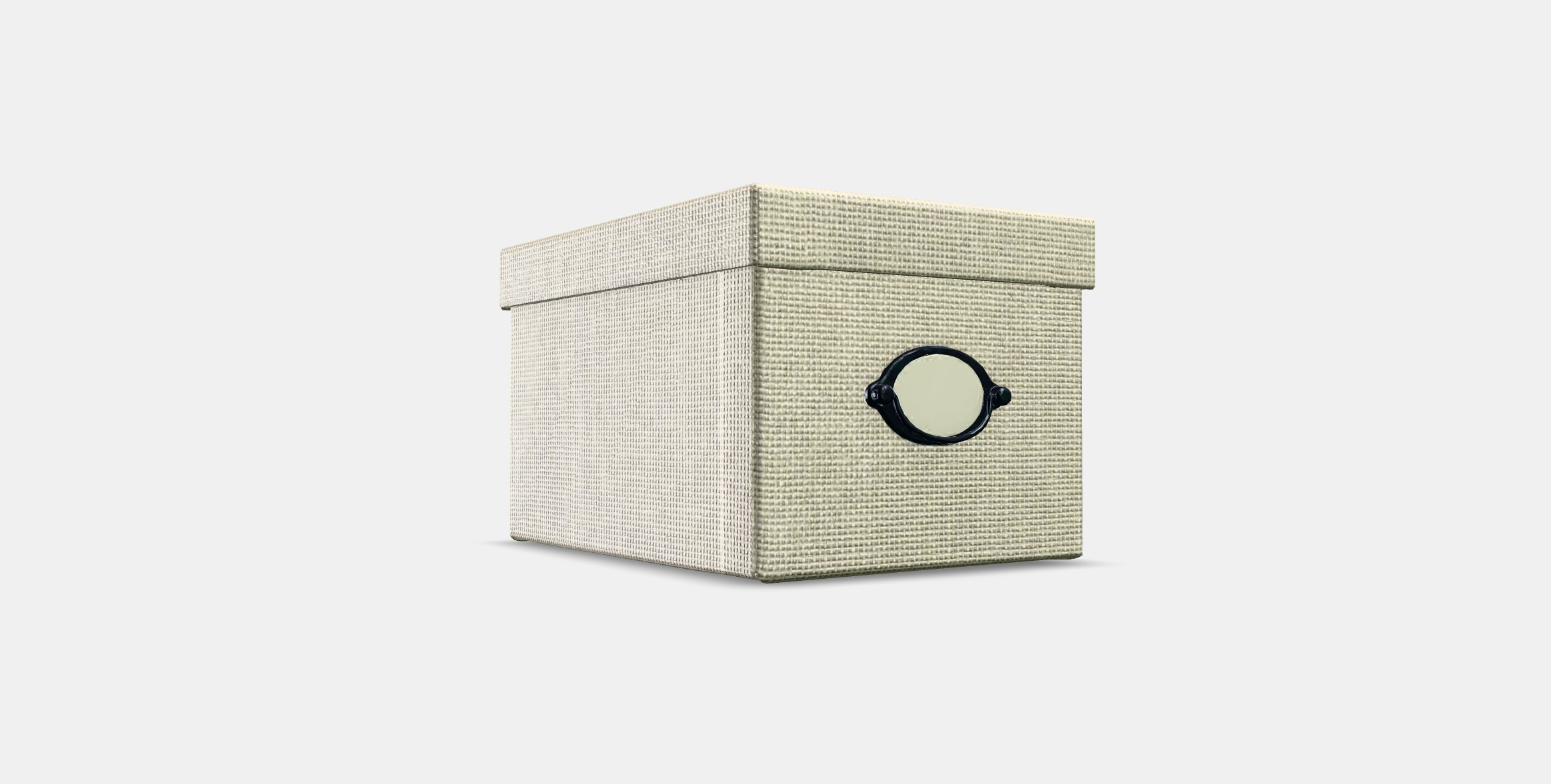 KVARNVIK box with lid Low-poly 3D model_2