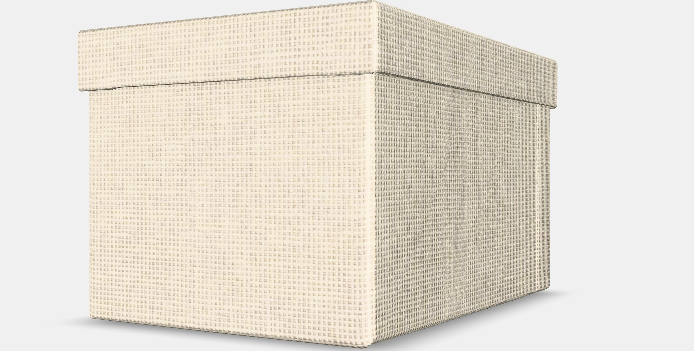 KVARNVIK box with lid Low-poly 3D model_4