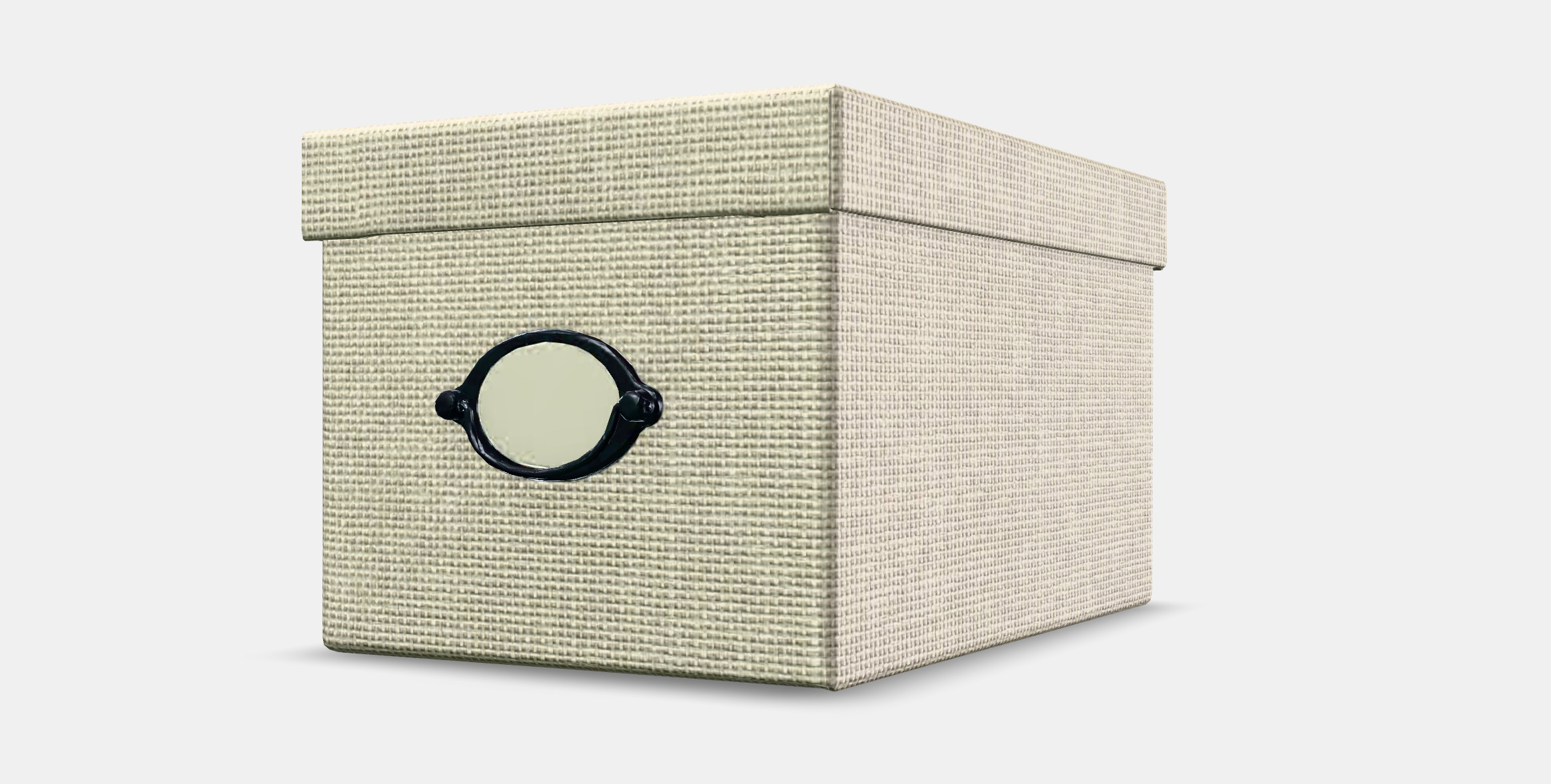 KVARNVIK box with lid Low-poly 3D model_14