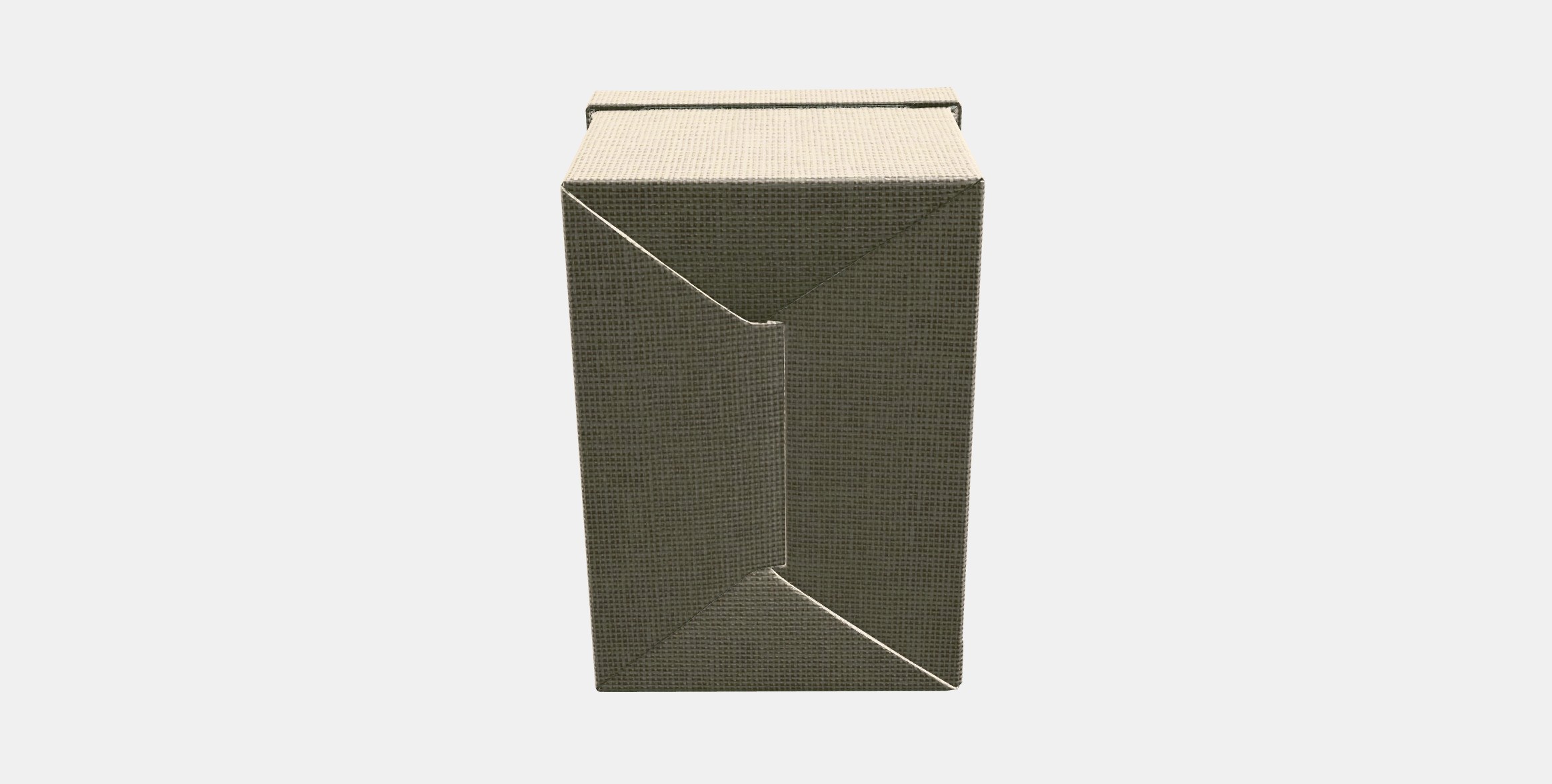 KVARNVIK box with lid Low-poly 3D model_9