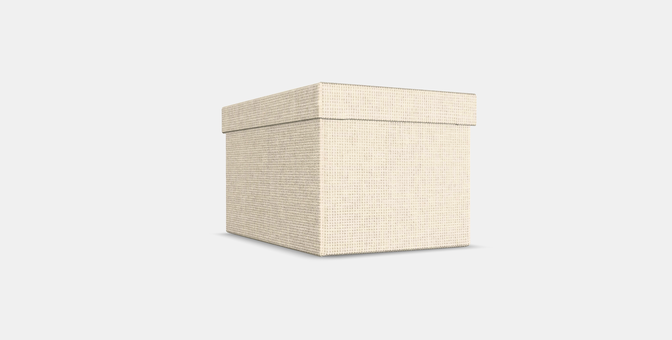KVARNVIK box with lid Low-poly 3D model_15