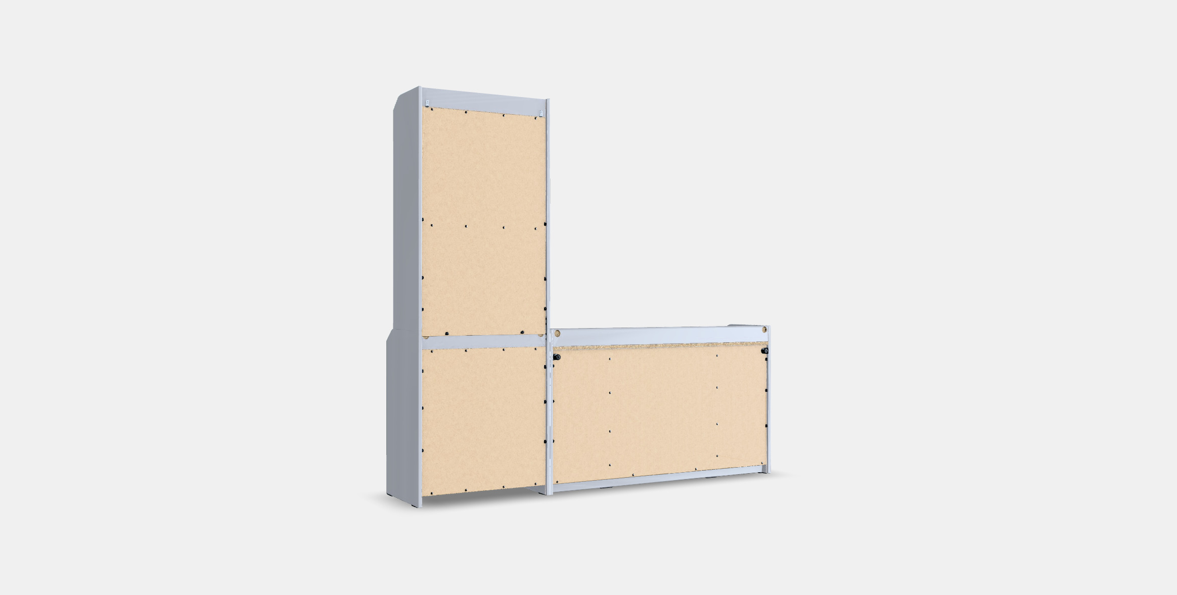 HAUGA storage combi Low-poly 3D model_15
