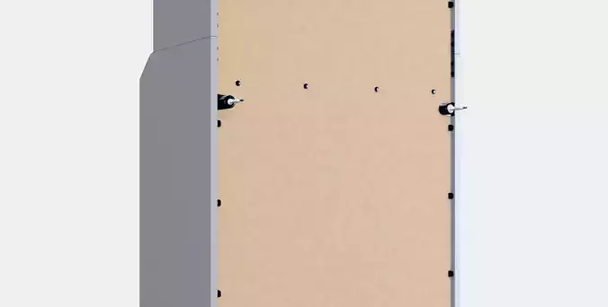 HAUGA chest of drawers with 3 drawers and shelf