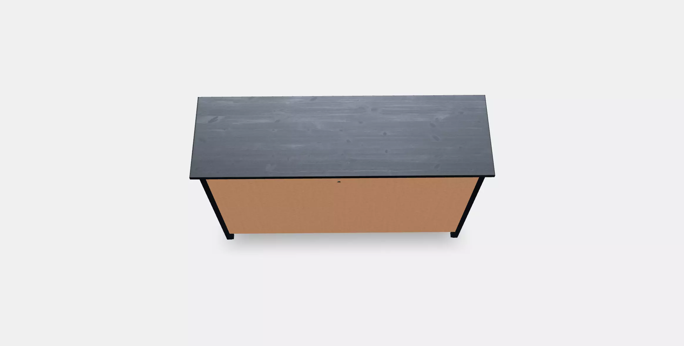 HEMNES chest of drawers with 8 drawers Low-poly 3D model_0