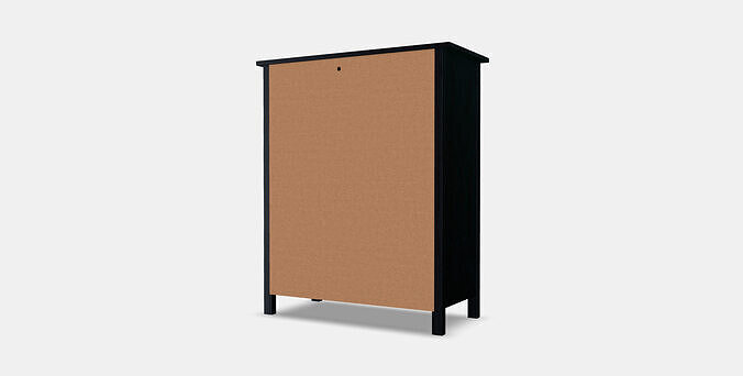HEMNES chest of drawers with 6 drawers 1 3D model 3