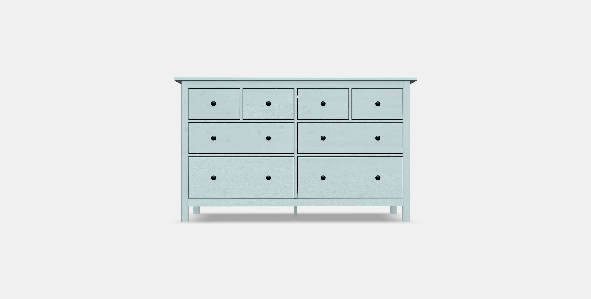 HEMNES chest of drawers with 8 drawers 1 3D model_8