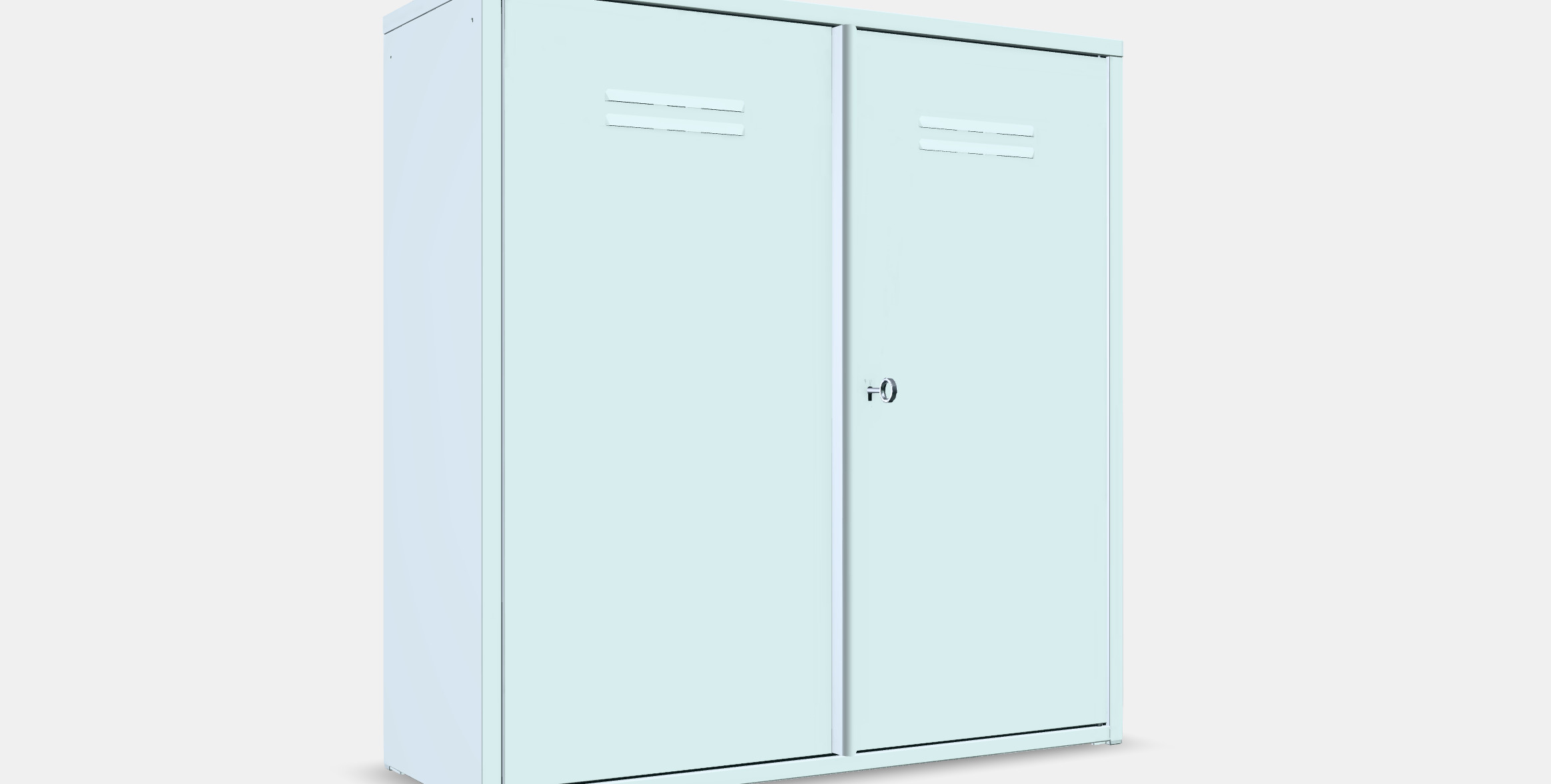 IVAR cabinet with doors 3D model_9