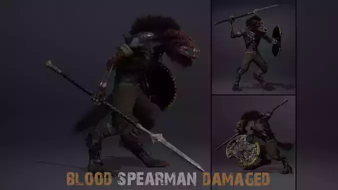 Blood Spearman Damaged