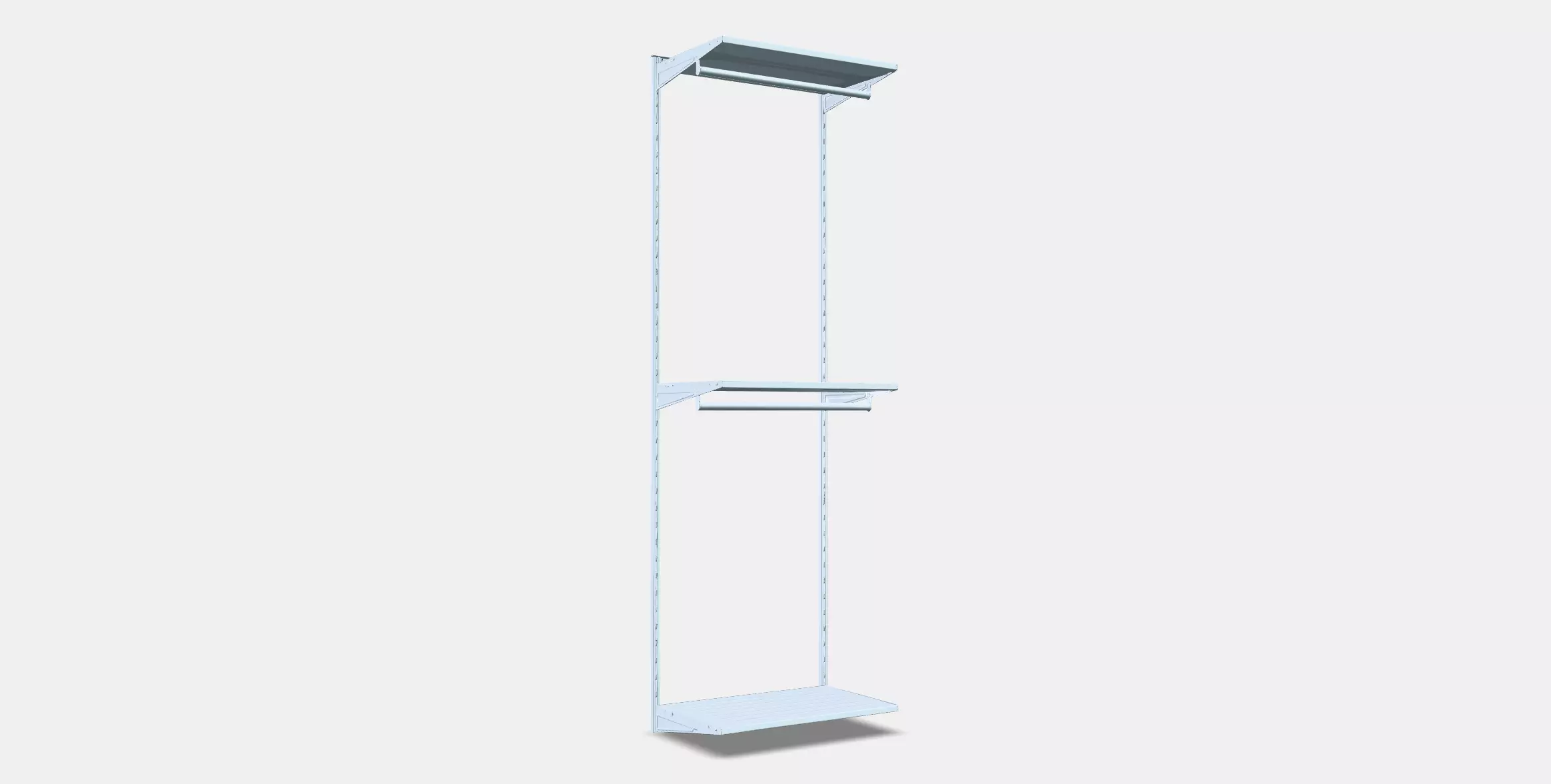 BOAXEL cupboard combination Low-poly 3D model_0