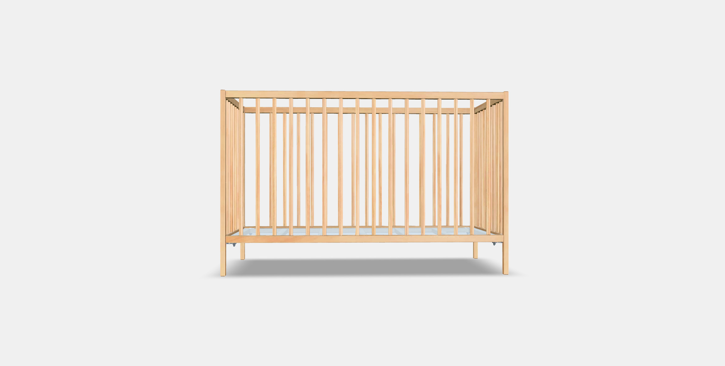 SNIGLAR Babybett Low-poly 3D model_12