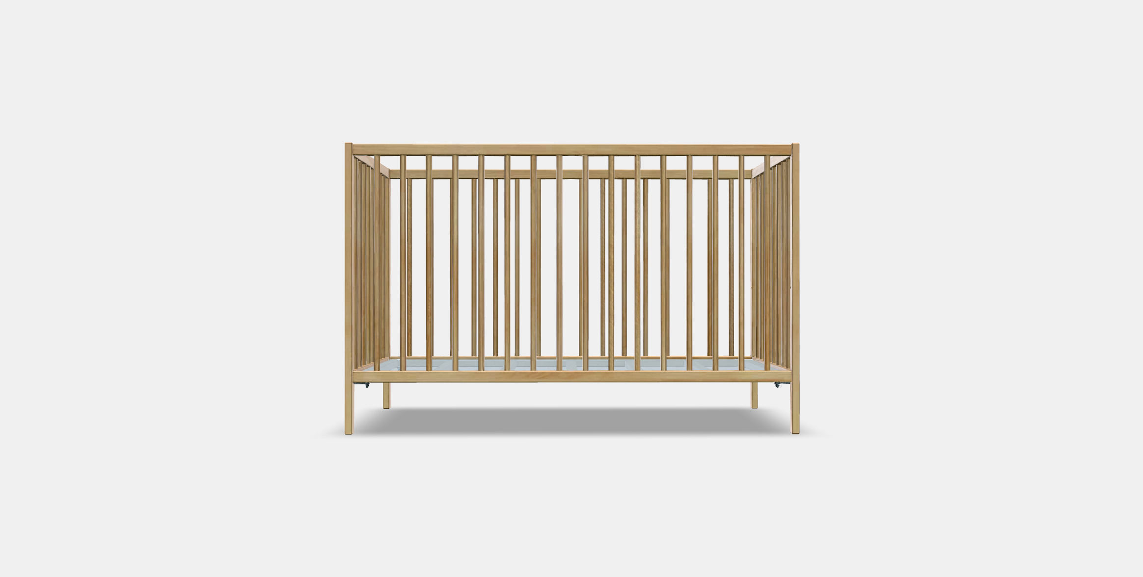 SNIGLAR Babybett Low-poly 3D model_9