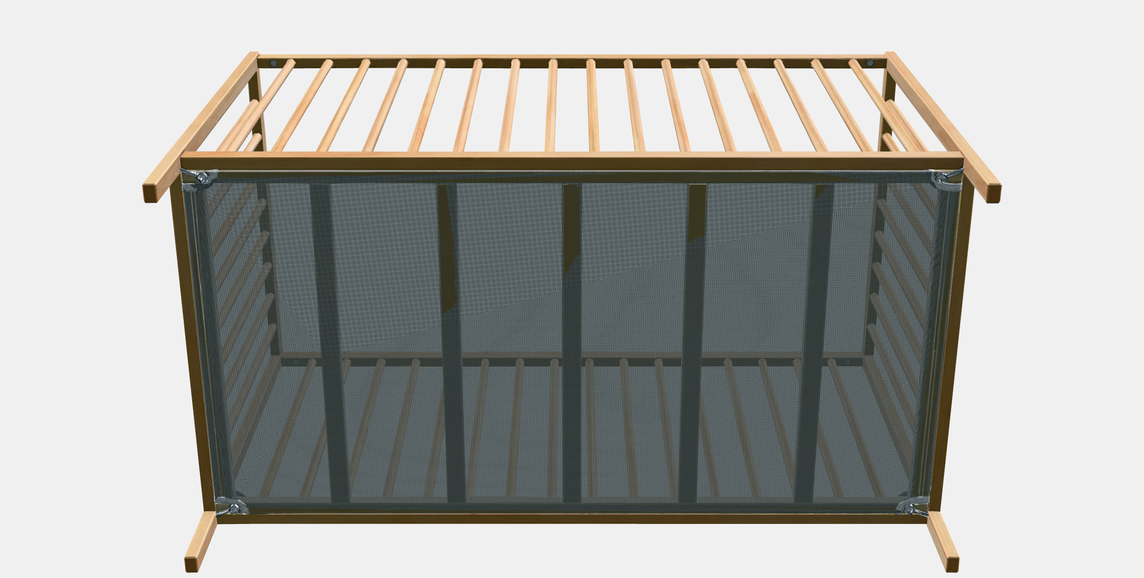 SNIGLAR Babybett Low-poly 3D model_15